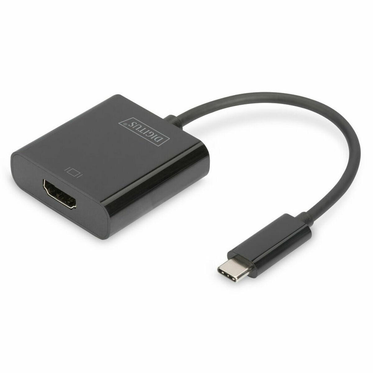 Usb Adapter Hdmi Digitus 70852 Sort 30hz