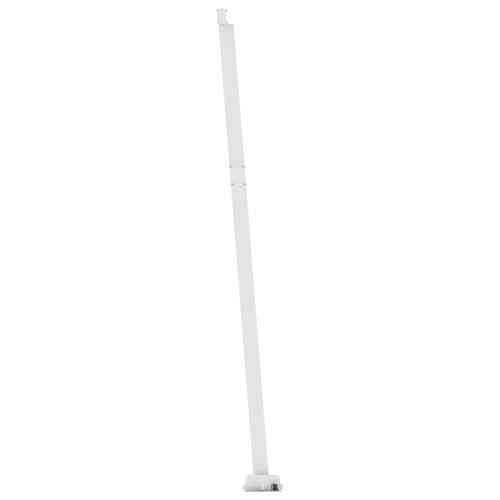 Fritstående markise 400x350 cm automatisk betjening orange/brun