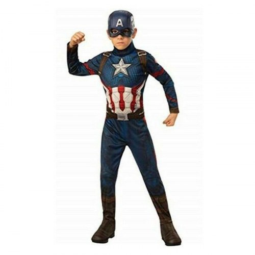Børnekostume Captain America - Rubies, størrelse L (8-10 år)