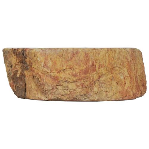 Håndvask 45 x 35 x 15 cm fossilsten cremefarvet