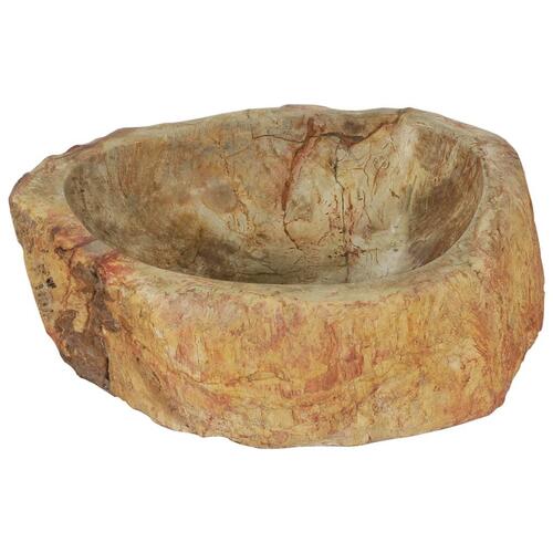 Håndvask 45 x 35 x 15 cm fossilsten cremefarvet