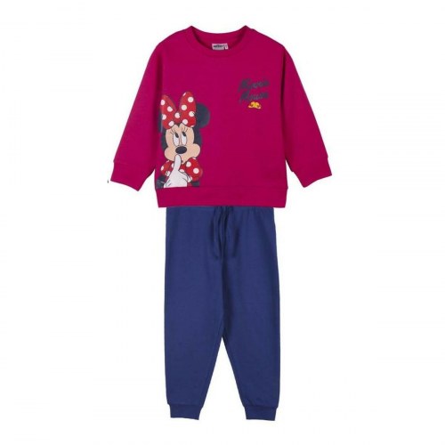 Minnie Mouse træningsdragt til piger - fuchsia, 5 år