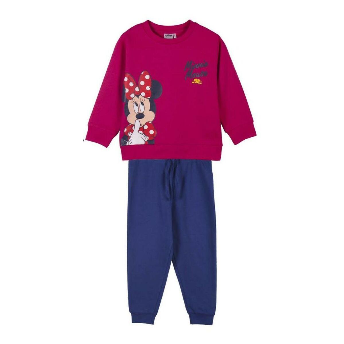 Minnie Mouse træningsdragt til piger - fuchsia, 5 år