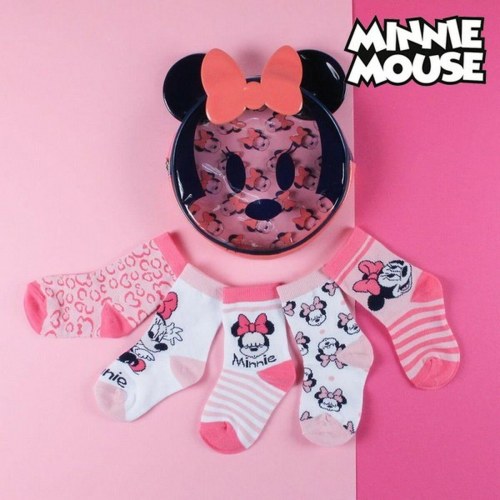 Minnie Mouse sokker til børn - 5 par (str. 15-16)