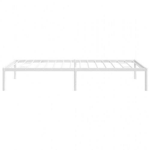 Sengeramme 90x190 cm metal hvid