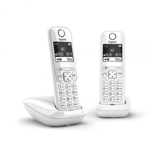 Gigaset AS690 Duo trådløs fastnettelefon - Hvid (2 håndsæt)