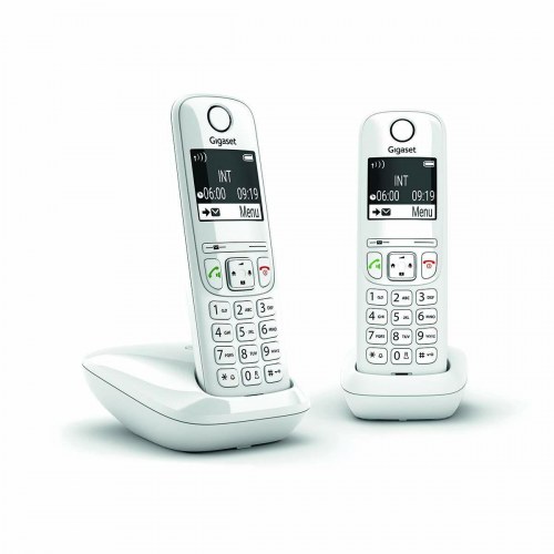 Gigaset AS690 Duo trådløs fastnettelefon - Hvid (2 håndsæt)