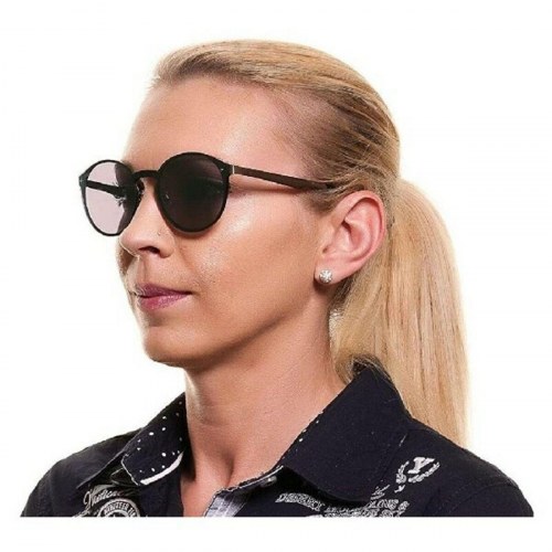 Solbriller dame Web Eyewear WE0203-38Q - grøn linse, bronze stel
