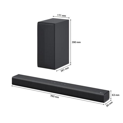 Trådløs soundbar LG S60Q