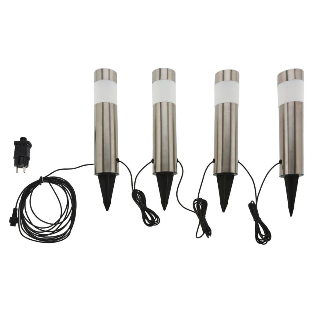 ProGarden LED-havelamper 4 stk. 6,3x37,5 cm