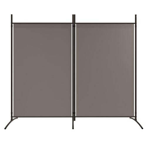 2-panels rumdeler 175x180 cm stof antracitgrå