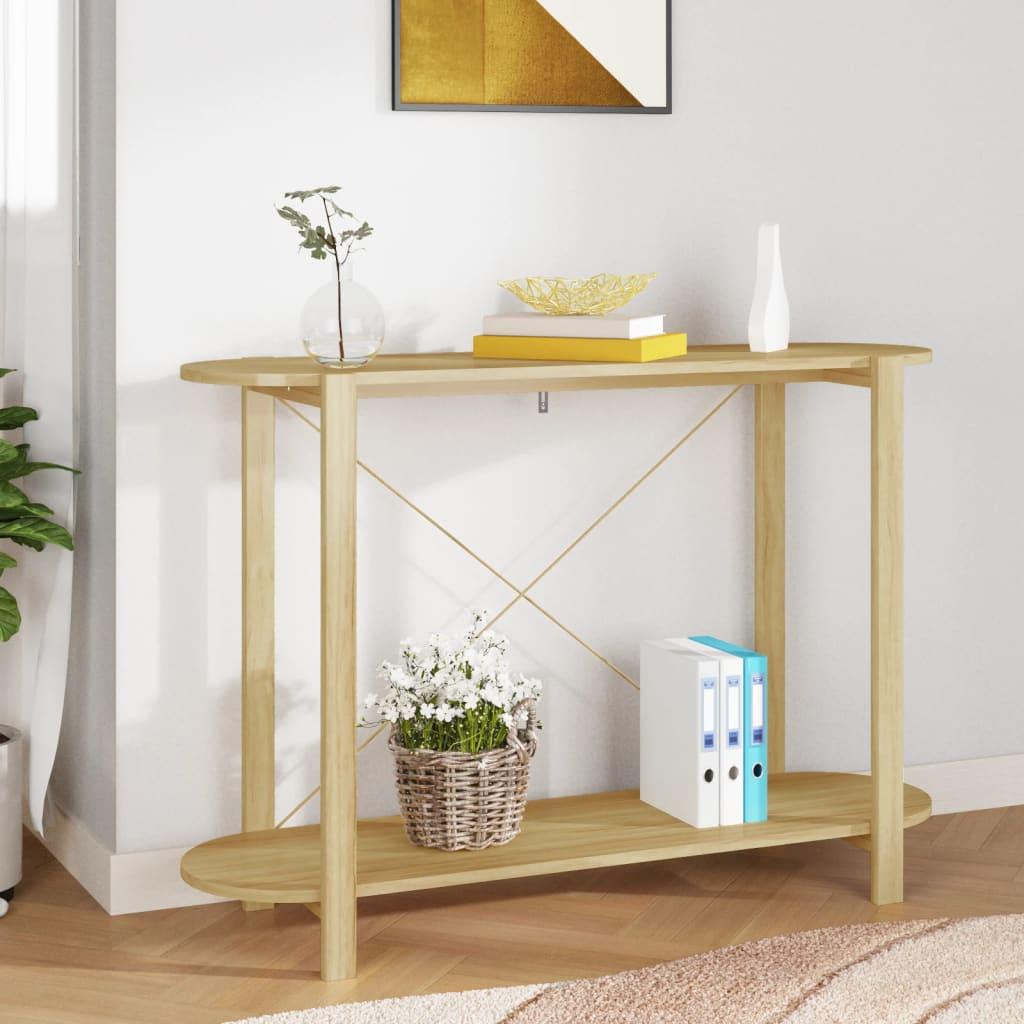 Konsolbord 110X38X75 Cm Konstrueret Træ - Brun
