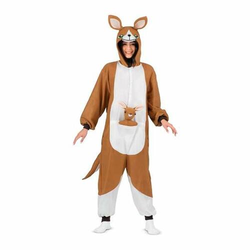 Kostume til voksne 3 Dele Kænguru Brun XS/S/M