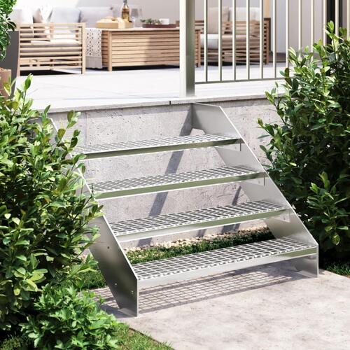 Trappetrin 100x24x7 cm trinrist galvaniseret stål