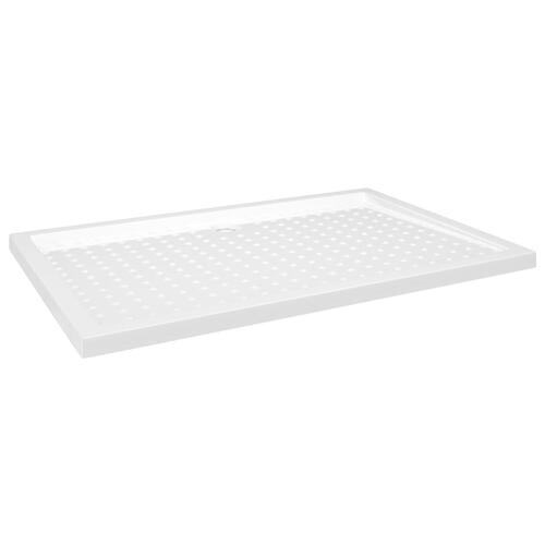 Brusekar med dupper 80x120x4 cm ABS hvid