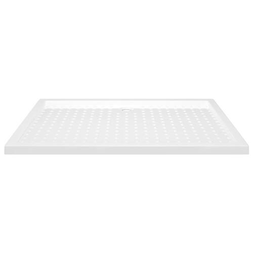 Brusekar med dupper 80x120x4 cm ABS hvid