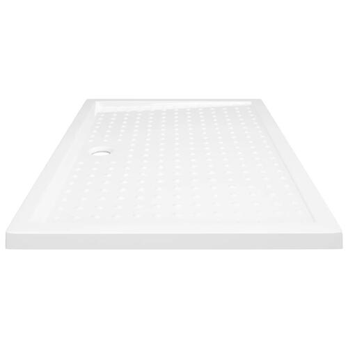 Brusekar med dupper 80x120x4 cm ABS hvid