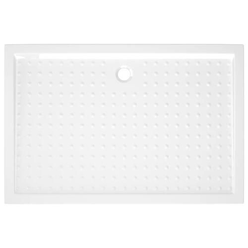 Brusekar med dupper 80x120x4 cm ABS hvid