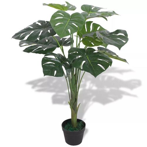 Kunstig monstera-plante med urtepotte 70 cm grøn