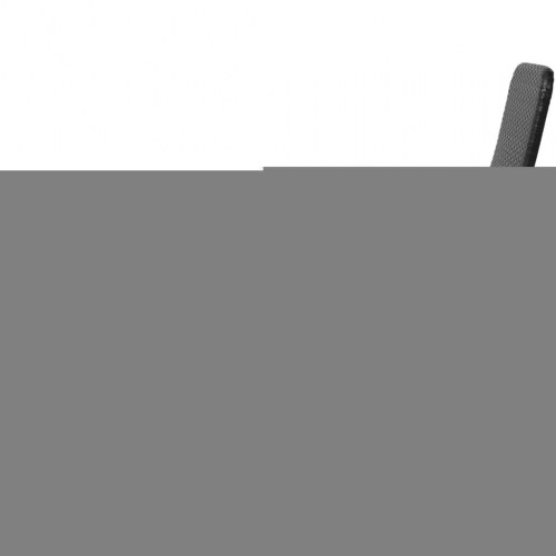 Foldbar liggestol i polyrattan - sort