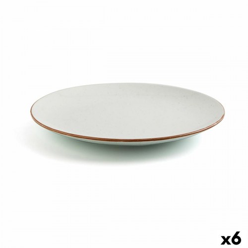 Ariane Terra flad middagstallerken i keramik, beige Ø 31 cm - 6 stk.