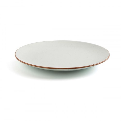 Ariane Terra flad middagstallerken i keramik, beige Ø 31 cm - 6 stk.