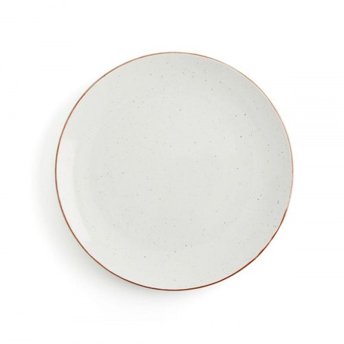 Ariane Terra flad middagstallerken i keramik, beige Ø 31 cm - 6 stk.