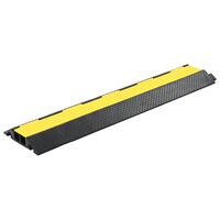 Kabelbeskytterrampe 2 kanaler gummi 101,5 cm