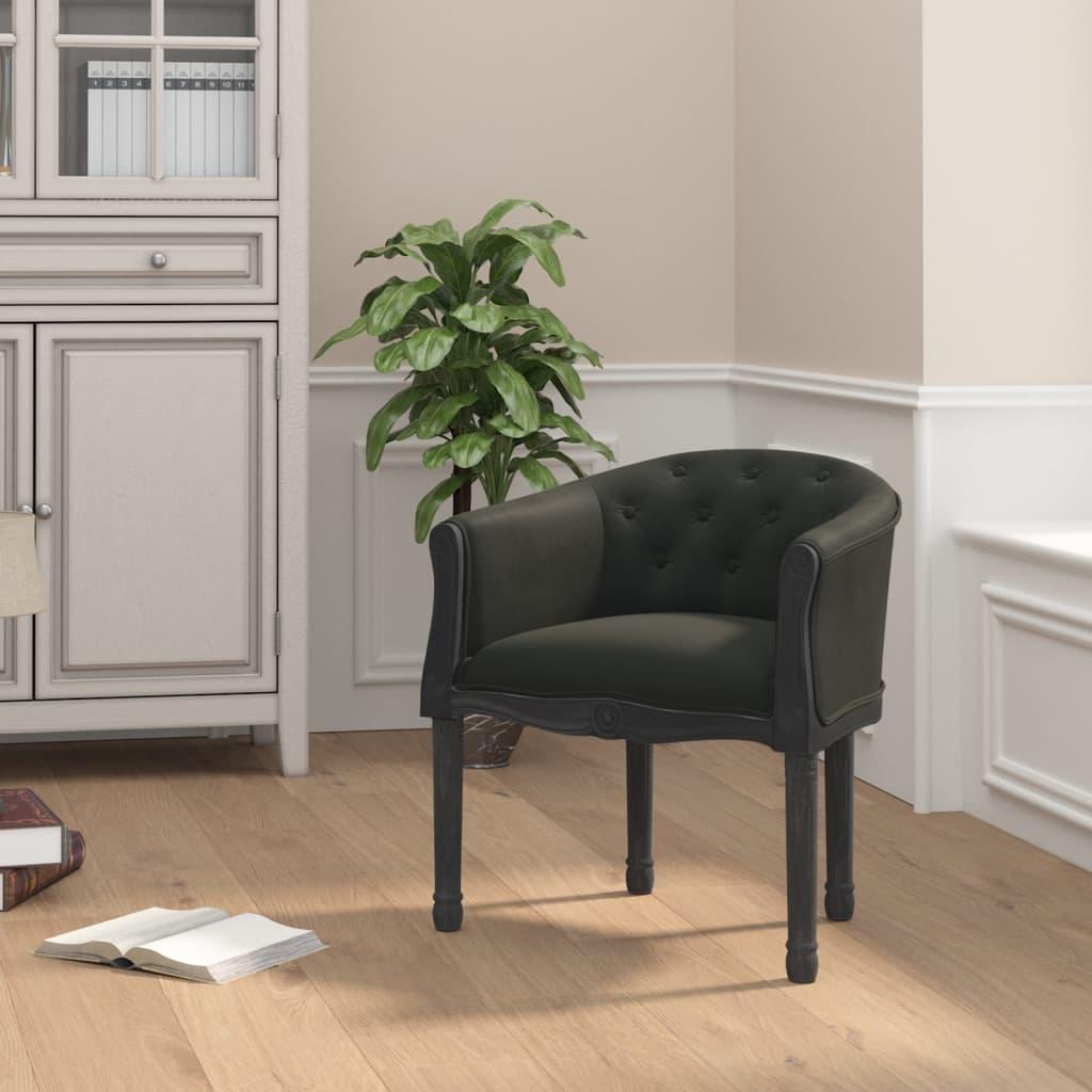 Spisebordsstol velour sort