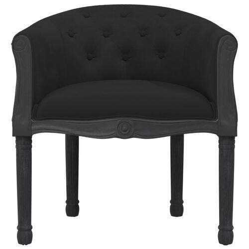 Spisebordsstol velour sort