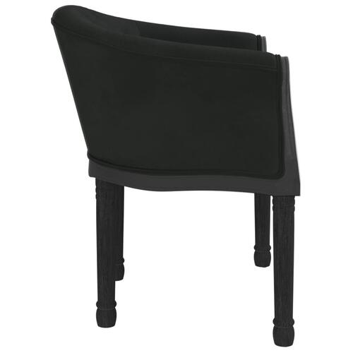Spisebordsstol velour sort