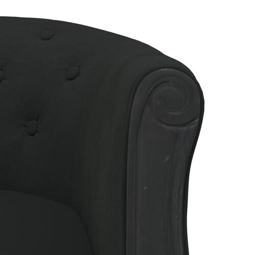 Spisebordsstol velour sort