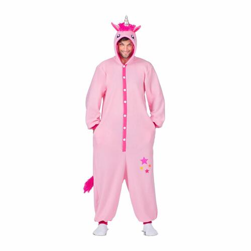 Kostume til voksne Pink Enhjørning L/XL/XXL