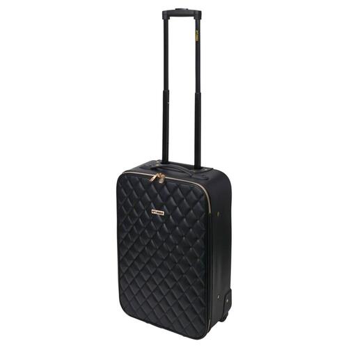 ProWorld kuffert 28 l quiltet design sort