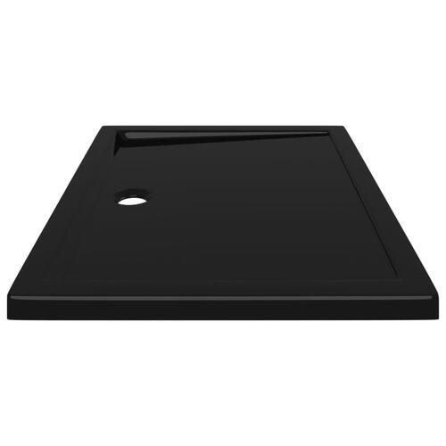 Brusekar 80x100 cm ABS rektangulært sort