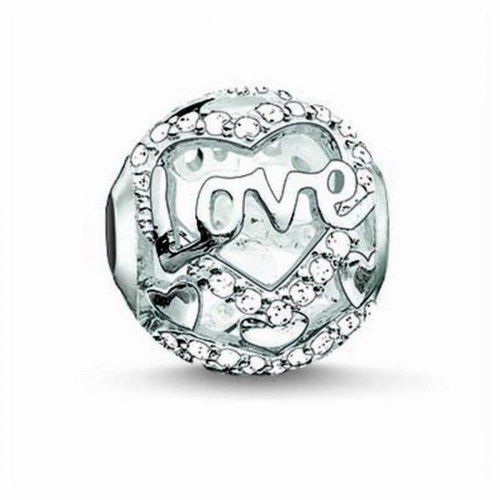 Thomas Sabo charmperle K017, sølvfarvet, 1,4 cm