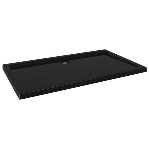 Brusekar 70x120 cm ABS rektangulært sort