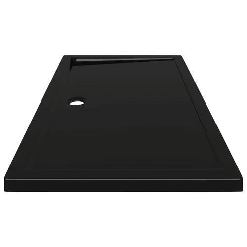 Brusekar 70x120 cm ABS rektangulært sort