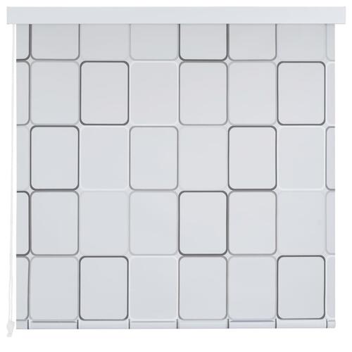Rullegardin til badeværelse 100x240 cm firkanter