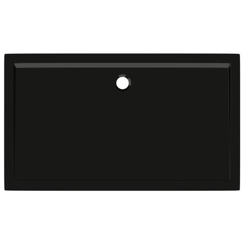 Brusekar 70x120 cm ABS rektangulært sort