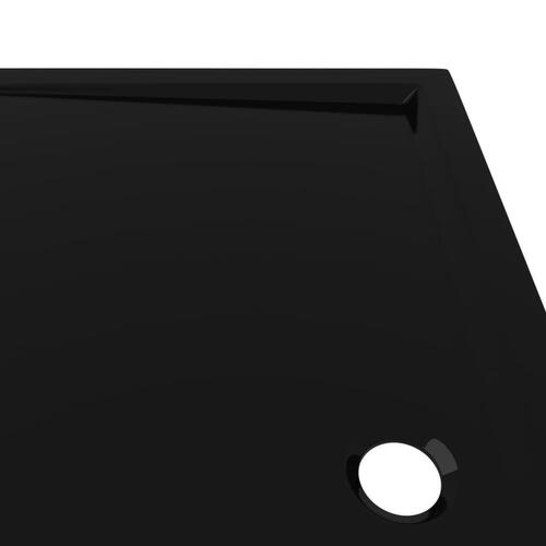 Brusekar 70x120 cm ABS rektangulært sort