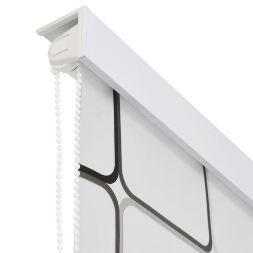 Rullegardin til badeværelse 100x240 cm firkanter
