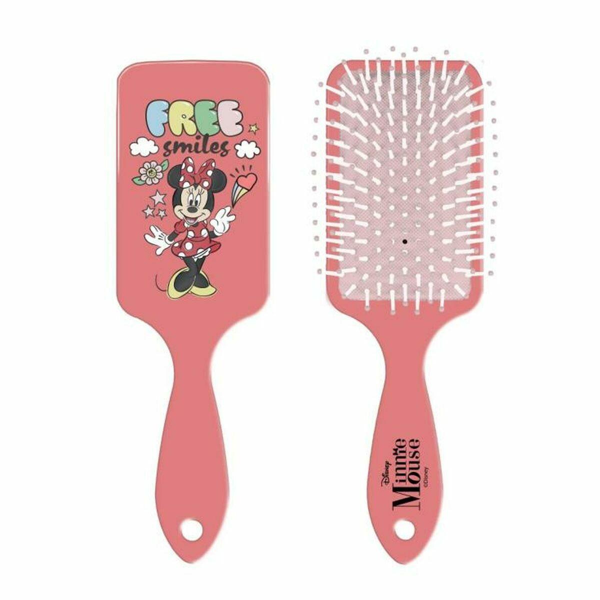 Børste Til Glatning Af Håret Disney 7 5 X 22 5 X 3 5 Cm Pink Minnie Mouse