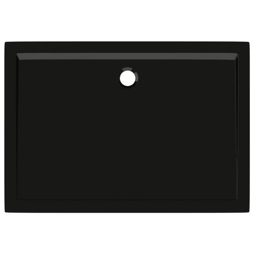 Brusekar 70x100 cm ABS rektangulært sort
