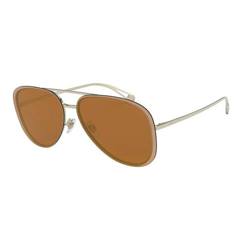 Solbriller til mænd Armani AR6084-30136H Gylden ø 60 mm