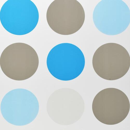 Rullegardin til badeværelse 120x240 cm cirkler