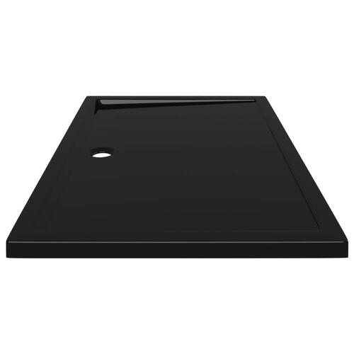 Brusekar 80x120 cm ABS rektangulært sort