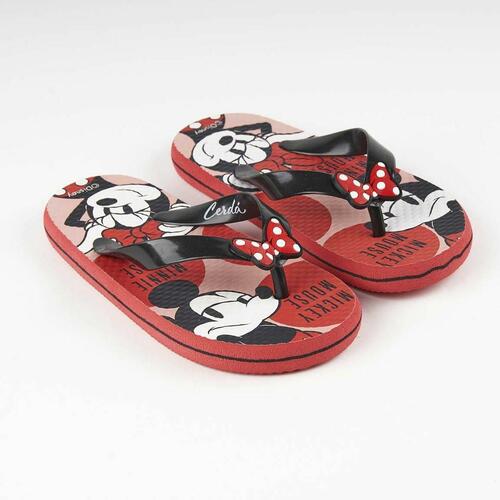 Klipklappere til børn Minnie Mouse Rød 30-31