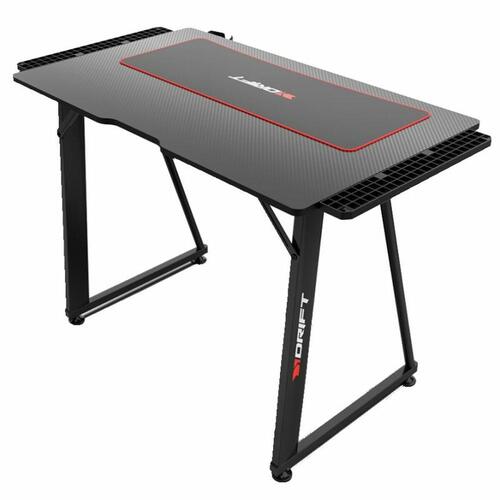 Skrivebord GAMING DRIFT DRDZ75 Sort Sort/Rød