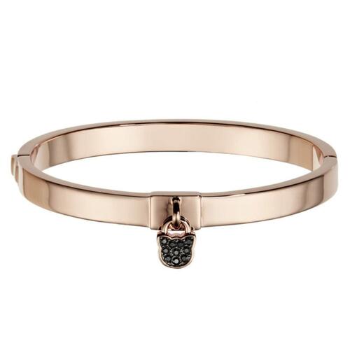 Karl Lagerfeld armbånd til kvinder, rustfrit stål, pink 6,5 cm